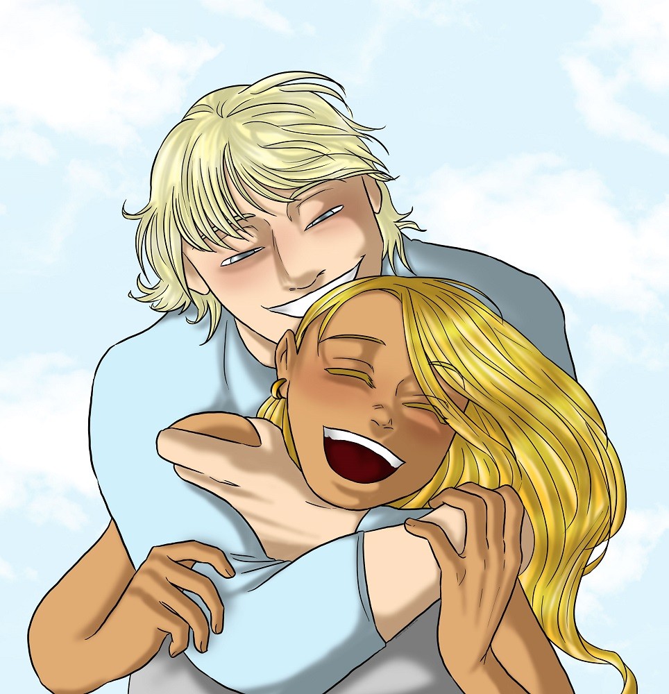 Zen et Luna - hug