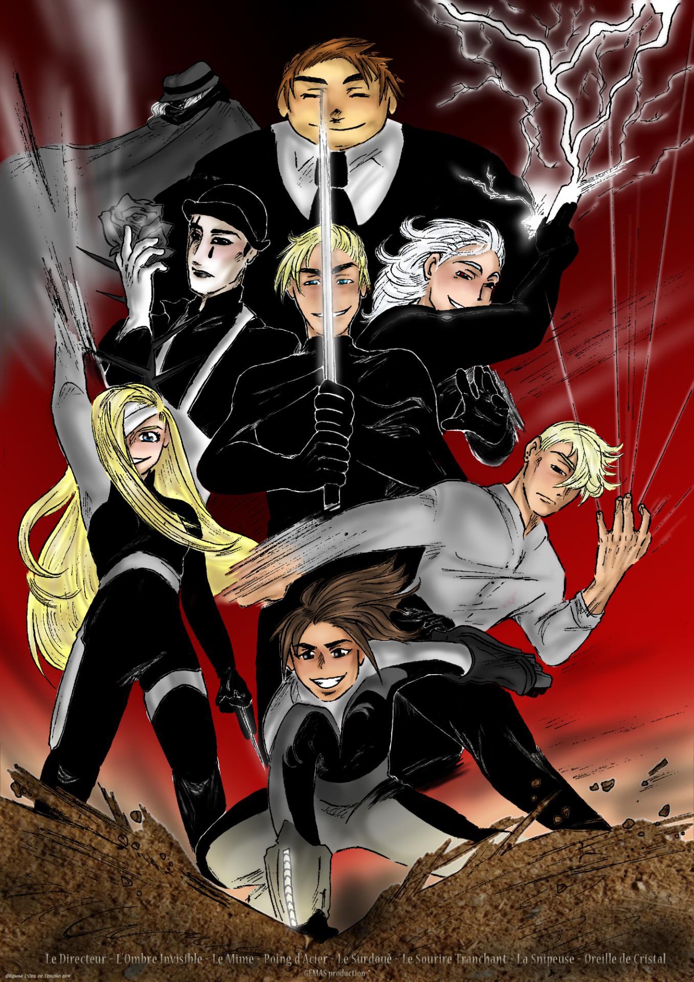 Poster combattants p couleur