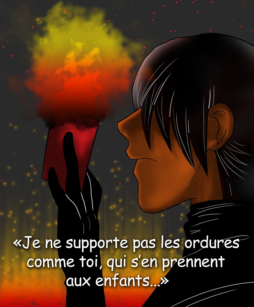 Aaron en colère