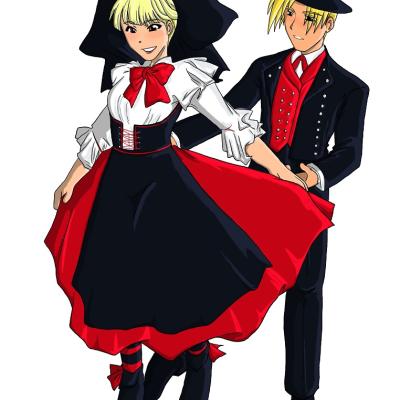 Gabrielle et Eliott en Alsace