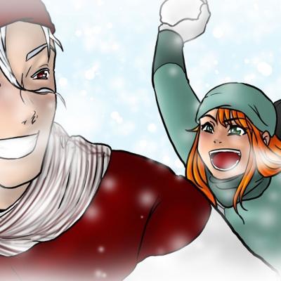 Bataille de boules de neiges