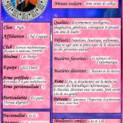 Fiche personnage : Pauline