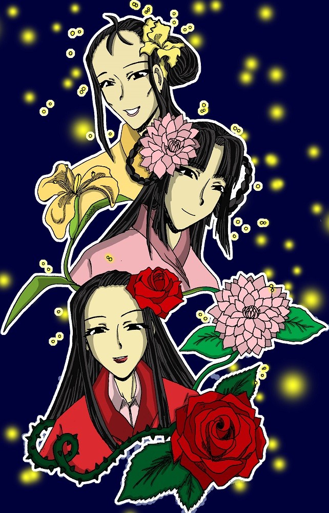 Iris x dahlia x rose 1