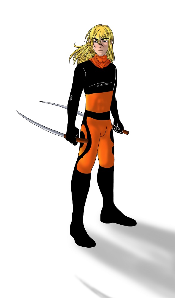 Liam en tenue de combat
