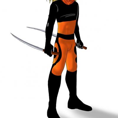 Liam en tenue de combat