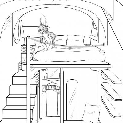 Chambre bulle de Pauline