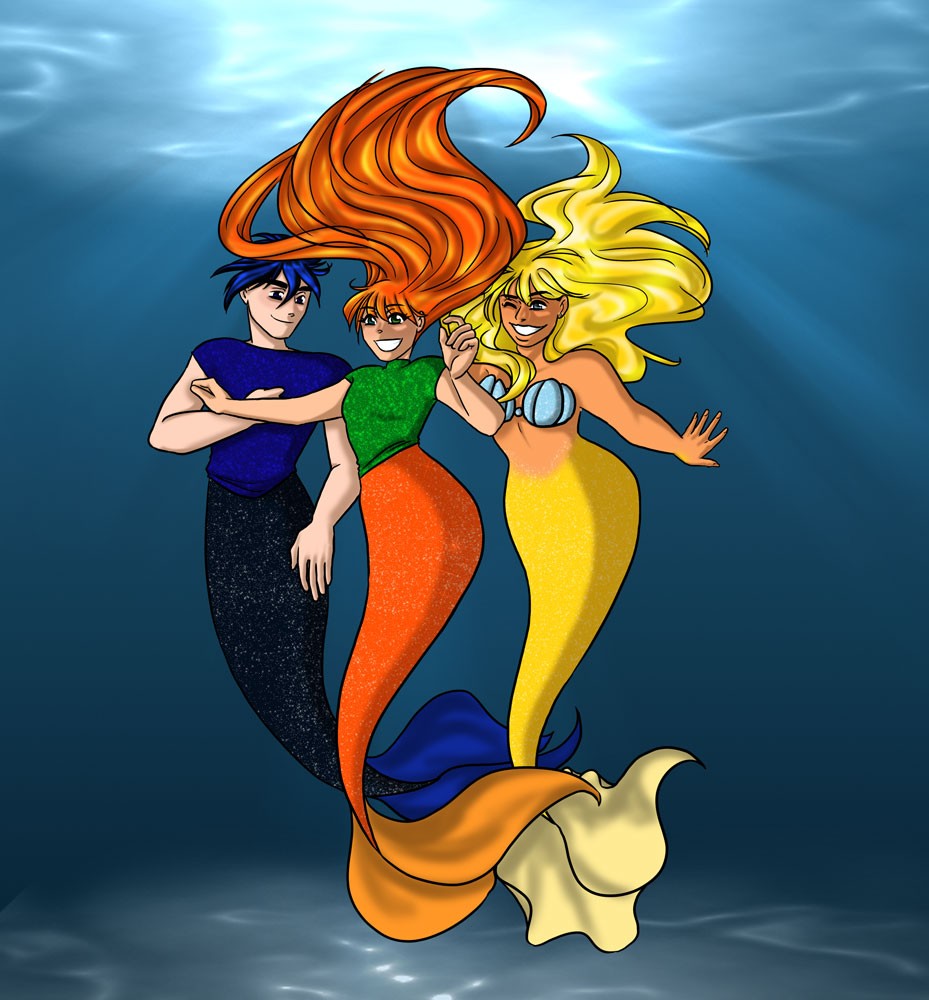Pauline, Léo et Angélique