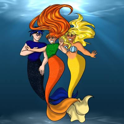 Pauline, Léo et Angélique