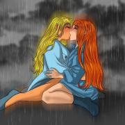 Baiser sous la pluie