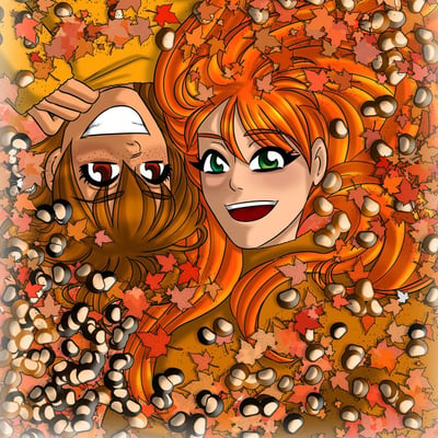 Pauline et Lili ~ Automne