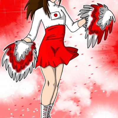 Violette Pompom-girl