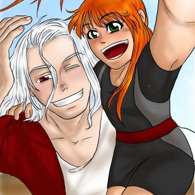 Selfie de Pauline et Athanase