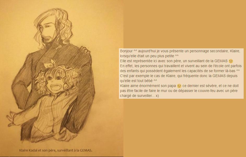 Klaire et son pere