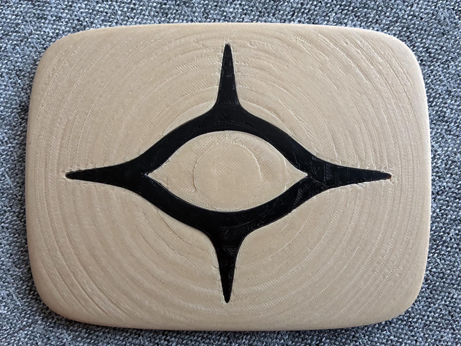 Plaque imprimée en 3D